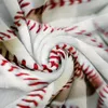 Couverture de Throwt All-Season de baseball vintage - Confort de polyester multi-usage chaud, doux et durable pour le canapé, camping au lit