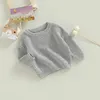 Kid Infant Baby Boys Girls Autumn Knitted Sweater, Colorful Spots Long-Sleeved Round Neck Pullover Knitwear for Boys Girls 0-6T