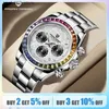 Montre-bracelets Pagani Design Mens Luxury Automatic Dating Mens Quartz Mens Timing Code Regarder Japonais Vk63 Sapphire