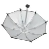 Black DSLR Câmera Umbrella Sunshade Solter chuvoso para câmera geral fotografia fotográfica Acessórios de guarda -chuva de câmera