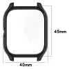 Fall + glas för Huami Amazfit GTS 4 Smart Watch Bumper Frame Protector -tillbehör för Amazfit GTS4 täcker transparent skal