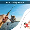 Nyaste 10st Rod Tip Clamp Fishing Pole Fish Bite Lure Alarm Alert Twin Bell Ring Clip Fishing Bell Green Red Fishing Accessory