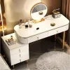 Шкаф для компьютерного туалетного столика шкаф Nordic Makeup Vanity Mirror Wood The Varing Stust Organizer Комодный комод мебель