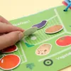 Montessori Baby Bildung Spielzeug Kinder Ruhige geschäftige Buch Logical Life Fähigkeit Sortieren Match -Spiel für Kinderbuch Geschenkaufkleber Spielzeug