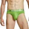 Underpants Men Briefs Stretch Low Waist Short Underwear Sexy Big Pouch U Convex Hip Lift Swimwear All Seasons Breathable Panties