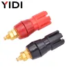 10pcs/lot Plum Binding Post 4mm Banana Plug Socket Red Black Power Supply Terminal Connector for Audio Speaker Amplifier Cable