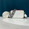 Luxo de ombro de bolsa de grife para mulheres Snapshot Saco de câmera pequena de alta qualidade 2 peças Definir mini versáteis bolsa de corpo