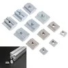 10Pcs T Sliding Hammer Nut Block Square Nuts M4/M5/M6 Nut 20/30/40/45 Series