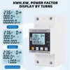 63a Tuya Wifi Smart Earth Felt Over Under Tension Protector Relay Circuit Breaker Timer Energy Power KWH METER SMART Life