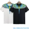 Transporte gratuito de camisetas de algodón Marce de alta calidad Summer, moda de camisetas de manga corta europea y md206 impresa informal