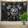 Vikings Tapestry mur suspendu boho hippie tarot sorcellerie salon chambre viking âge mystère grand tissu décor