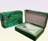 S Boxes Fashion Green Case Caffice Watch Box Sacks Сертификат Оригинальные коробки для деревянной женщины, мужчина часы, подарочные Accesso6860926