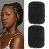 Para curar viciado em cacho afro kinky curly sintético Extensões de cabelo para DIY Good Omens 50g/PCs para Dreadlocks Twist Braids Hair