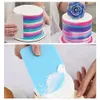 3pcs/Set Backgebäckwerkzeuge Kunststoffteigmesser Vereisung Fondant -Schaber dekorieren einfache glatte Spatelschneider Kuchen -Werkzeuge