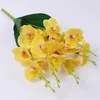 Fleurs décoratives 20heads 45 cm Artificiel Orchid Autumn Butterfly Fake Flower Wedding Home Decoration Decoration Room Plantes Bouquet Christmas