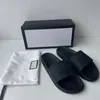 Designer Slides Men Women Slippers Luxury Sandals Brand Sandals Real Leather Flip Flop Flats Slide Casual Shoes 36-45