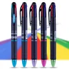 4 Color Multicolored Ballpoint Pen 0,7 mm Point de balle Point Black Black Blue Bleu REFILL ANK ÉTUDIANTS ÉCRIT