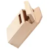 Miniature leere Mailbox House Mini Mailbox Miniatur Holz Flip Mailbox Modell