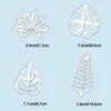 Pottery Leaf Mold Clay Polymer Plant Leaf Printing Cutting Dies DIY Ceramic Clay Sculpture Tropical Leaf Cooking Modeling Tool