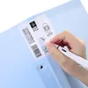 2 Clips -Dokumentdateiordner für A4 Papierbriefgröße Binder Schreibtisch Kunststoff Office -Aktenordner Organizer mit Papierclip