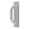 Frames Moderner Griff Schiebetür Pull Push Silver Edelstahlhalter 200 65 mm schwarzer Kleiderschrank für Gate Toilette