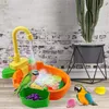 Baignoire d'oiseau automatique avec robinet pour animaux de compagnie Perrots bassin de bain jouet petit oiseaux bol de douche petit oiseaux moyens jouant accessoire