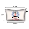 Yoga Namaste Prind Print Cosmetic Buddha Chakra Makeup Bags Ladies Bolsa de higiene pessoal Organizador de zíper da bolsa feminina Bolsa feminina Presente