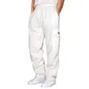 Joggers en ajustement droit pour hommes pour les sports et le streetwear pantalon long surdimension