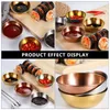 Tallrikar 4 datorer Kryddor Skål Spice Plate Cuterly Tray Sauce Stainless Steel Saking Japanese Soy Rishs Appetizer