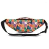 Waist Bags Nylon Waterproof Fanny Bag Pack For Men Women Belt Pouch Male Belly Banana Ladies Bum Hip Kangaroo Sports Running Waistbag