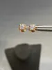 Designer Charm V Gold High Quality Single Diamond Necklace One UFO Simple and Versatile Rose White Lock Bone Chain Kvinnor