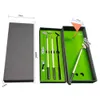 Simulerad golfbana Premium Mini Golf Pen Set Office Gift for Men Ballpoint Creative Writing leveranser Hållbara