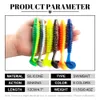 Spinpoler Shad Paddle Tail Swimaits en plastique souple de pêche en plastique souple 12 cm pour le brochet de perchoir et d'eau salée zander