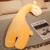 Big Stuffed Animal Plüsch Giraffe Kissen süße große lange Krokodilspielzeug Kawaii Dinosaurier Babybett Surround Waschkissen