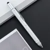 6in1 stylo capacitif multifonctionnel avec tournevis 1,0 mm recharge écran tactile tactile stylo de travail du travail du bois de travail