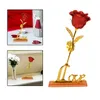Fleurs décoratives Stand artificiel romantique durent pour toujours avec la forme de la boîte de cadeau d'ornements pour la maison pour maman de Noël