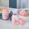 Tazas Creative Ins Ceramic Cup Agua para niños fácilmente portátiles con taza Oficina de estudiantes lindo impresión linda