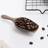 Kaffe Scoops Black Walnut Spoon Solid Wood Bean Shovel Japan Hushållet Tesked Multigrain Omålad