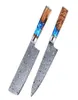 Coltello da cucina in acciaio inossidabile carne di carne manciata arricchita di fangzuo 2 nakiri set giapponesi macellaio macellaio coltelli di sopravvivenza a caccia di copertura FIS2191480