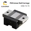 ClouDray PMI Linear Guideway Carriage Parti in metallo universale Larghezza 52 mm per router di fresatura CNC