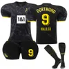 2324 Dortmund Away Black 11 Royce 9 Ale 22 Bellingham New Set