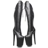 Dance Shoes Leecabe 23CM/9inches Matte PU Upper Pole Dancing High Heel Platform Boots Closed Toe