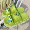 Tofflor Coco Shells Decor Soft Sole Thick Tick Bottom Women Slide Double Band Badrumstrand inomhus Sandaler Summerparskor