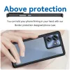 Färgfull transparent TPU -fodral för Motorola Moto Edge 40 Neo Protective Cover Stuff Clear Frame Funda Coque