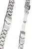 Pulsera de banda de acero inoxidable plateado 18 mm 20 mm 22 mm Solid Metal Watch Band Men Strap Accessories7133477