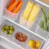 Aufbewahrung Flaschen Kühlschrank Lebensmittel Frischkasten Kühlschrank Seitentür Obst Gemüse Gewürze Koffer Behälter Küchen Organisator Boxs