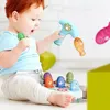 Montessori Baby Toys Toddler 1 2 3 Anos Gift de Aniversário Educacional Tema Animal Bate o jogo de martelo de crianças filhos do filho dos pais