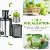 Juicers Blenders Electric Blender Mixer 800W 원심 토스 기계 추출기 Orange Squeezer AntidRip 2 속도 조절 가능