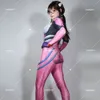 Anime Cosplay Mari Makinami Ilustre Cosplay Disfraz Mujeres Spandex Spandex Zentai Bodysuit para mujeres