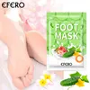 Cucumber Exfoliating Foot Mask 1pair=2pcs Foot Peeling Renewal Mask Remove Dead Skin Smooth